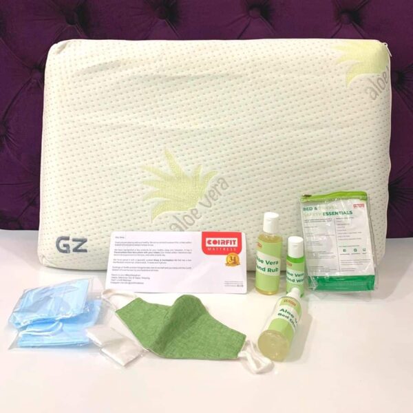 sanitization kit personalised pillow