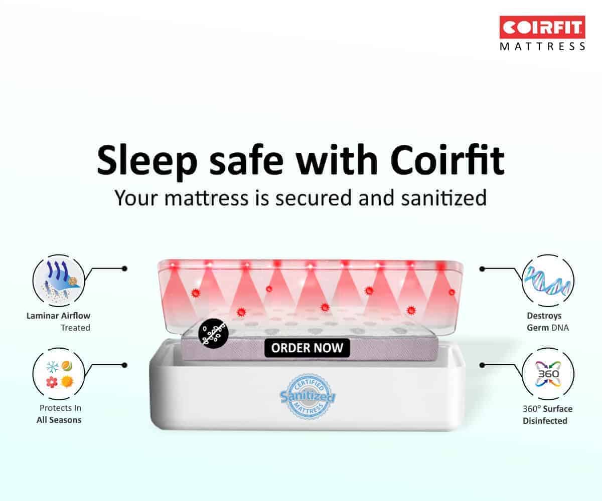 Get a Sanitized Mattress During COVID19 Lockdown Coirfit Mattress